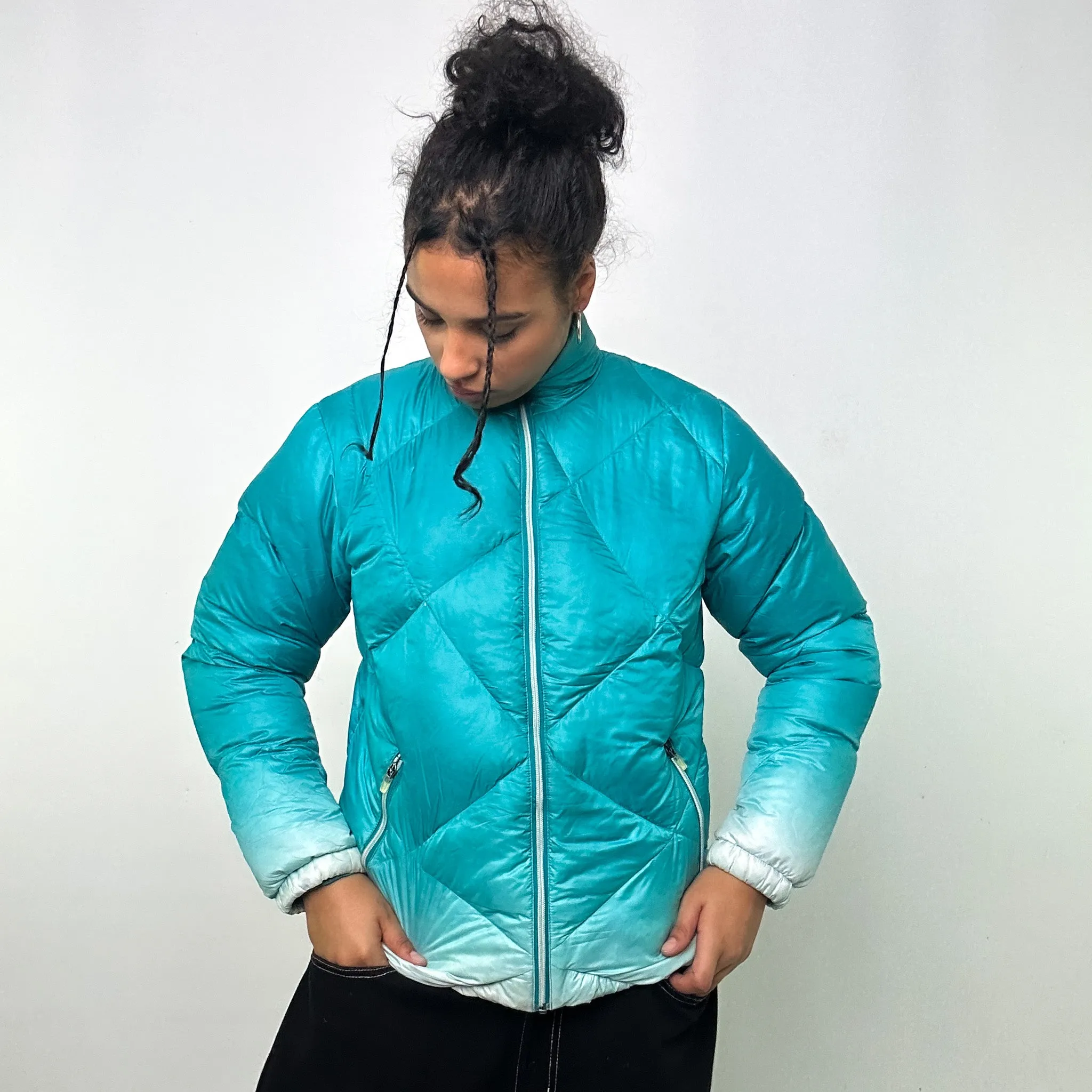 LIGHT BLUE Y2KS NIKE ACG PUFFER JACKET COAT (