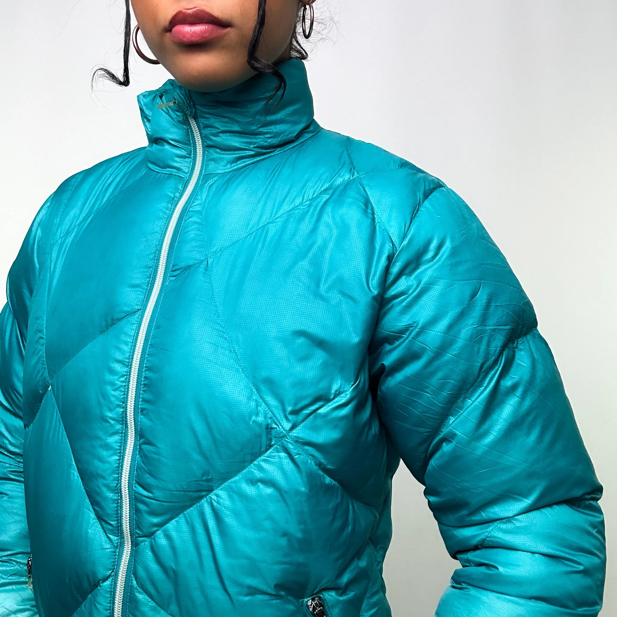 LIGHT BLUE Y2KS NIKE ACG PUFFER JACKET COAT (