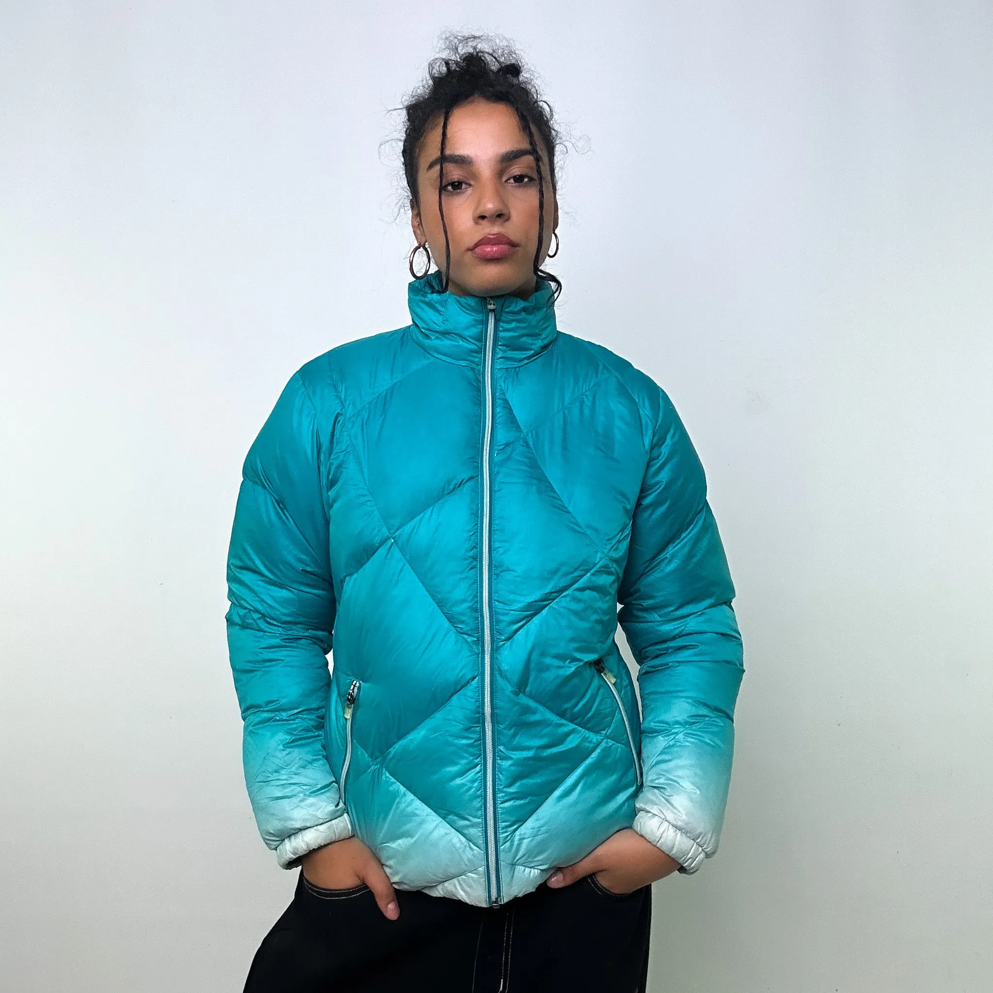 LIGHT BLUE Y2KS NIKE ACG PUFFER JACKET COAT (