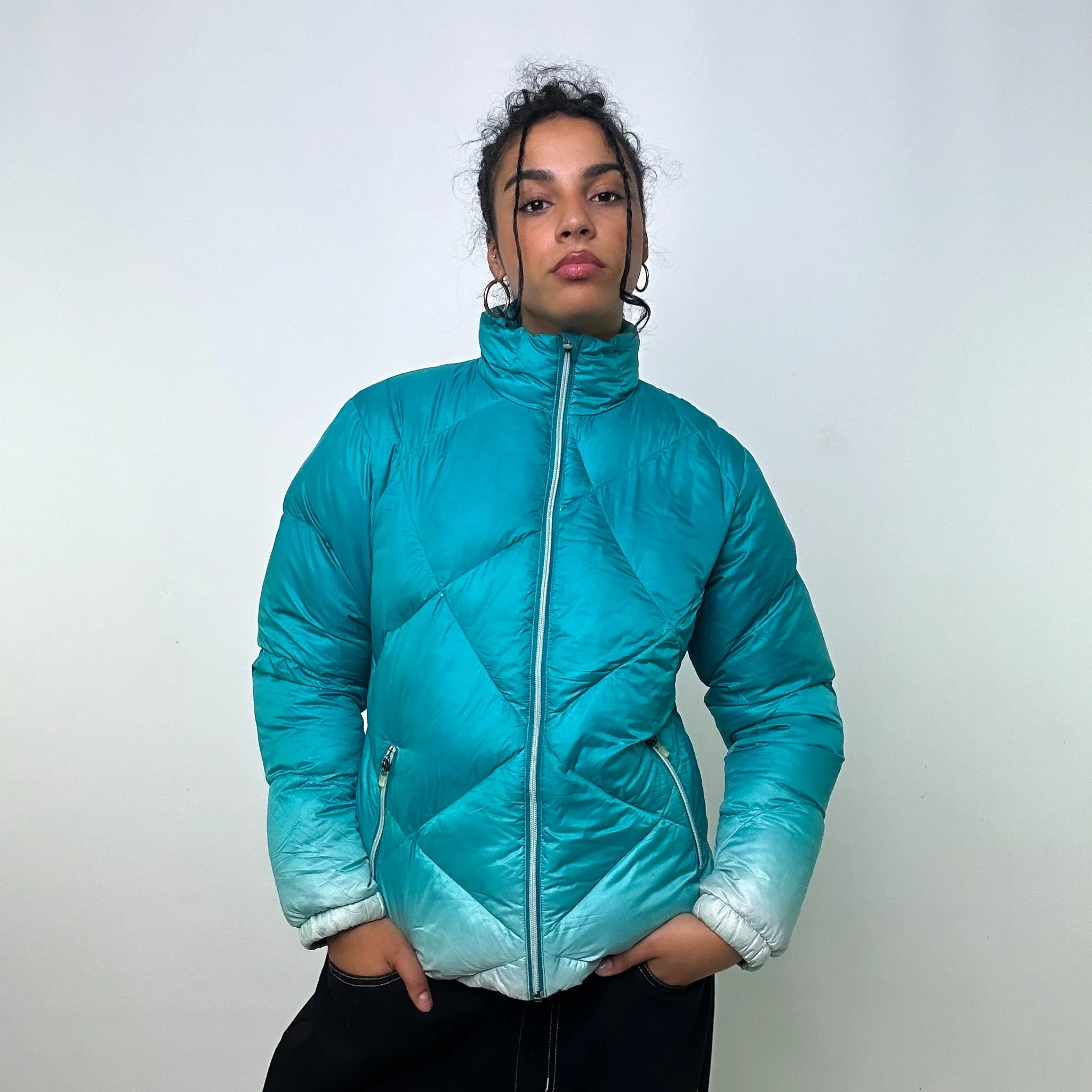 LIGHT BLUE Y2KS NIKE ACG PUFFER JACKET COAT (