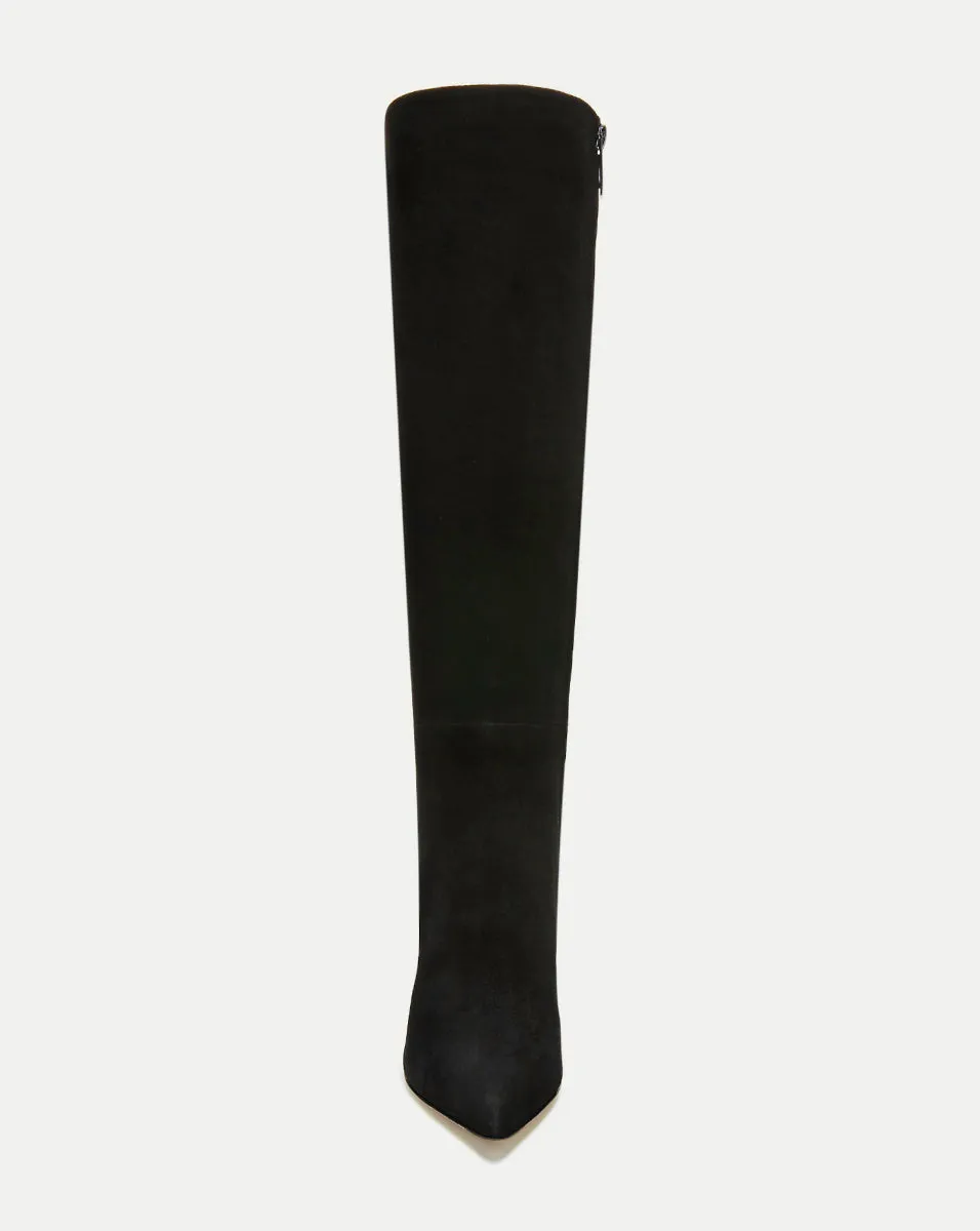 Lisa Suede Tall Boot | Wide-Calf