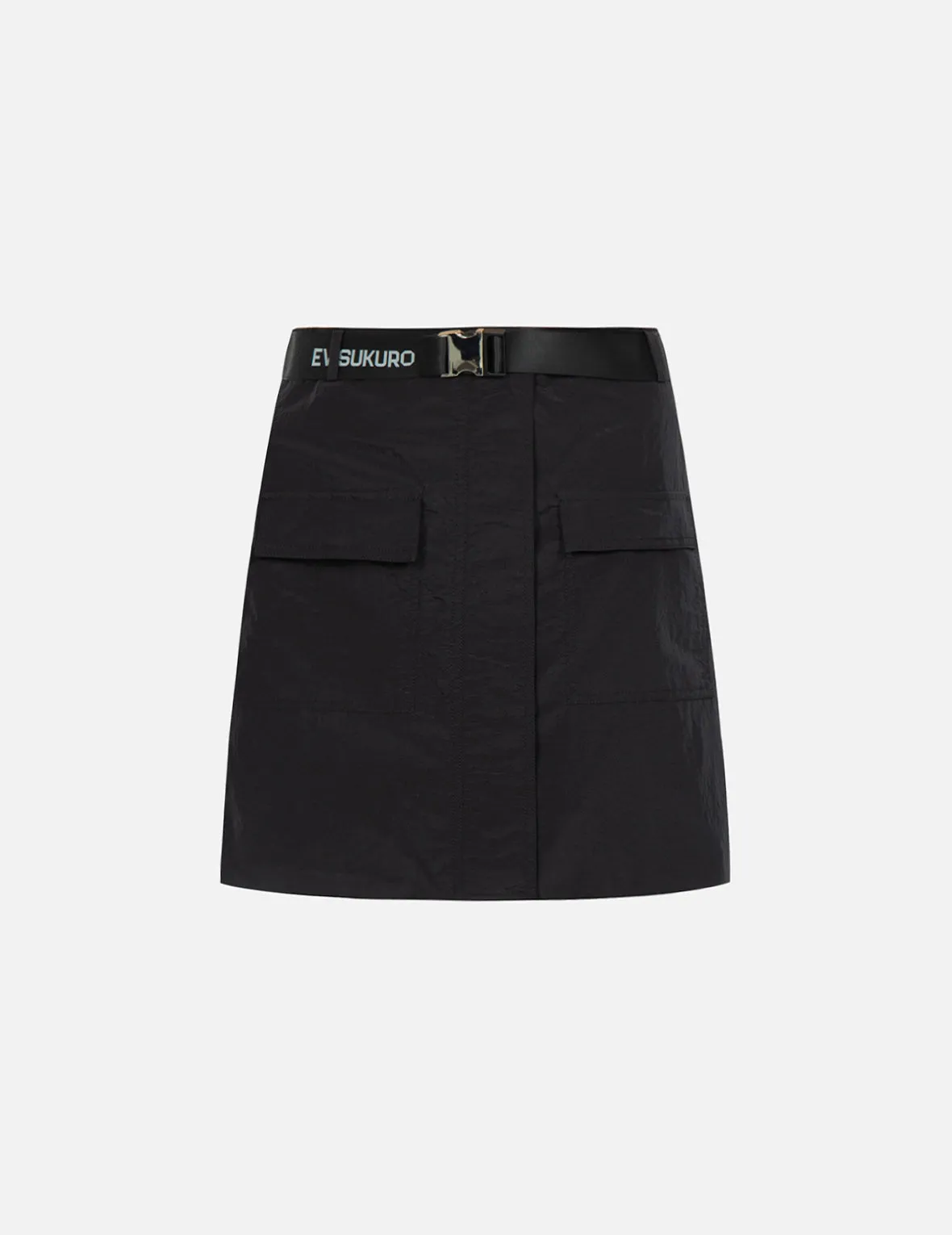 Logo Printed Belt Skirt