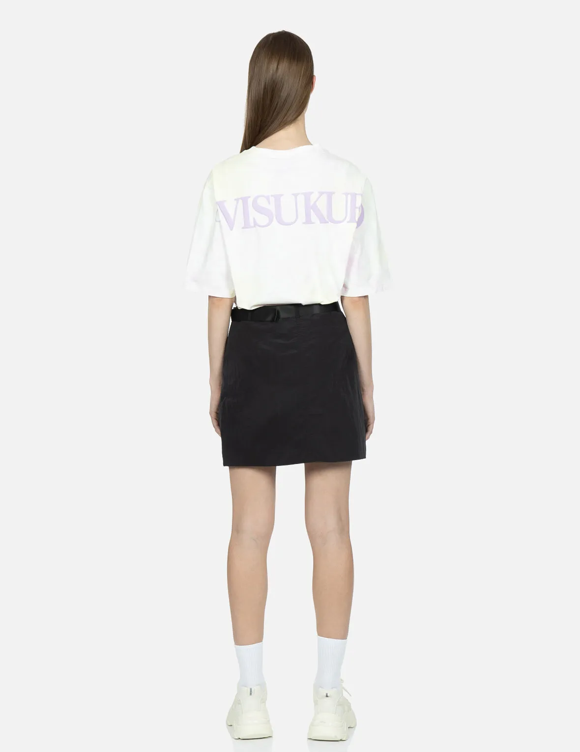 Logo Printed Belt Skirt