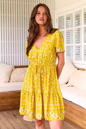 Lolana Mini Dress - Sunshine Daisy Collection