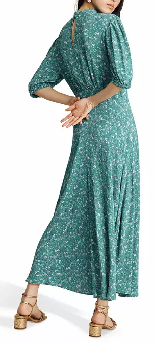 Luella Floral Green Dress