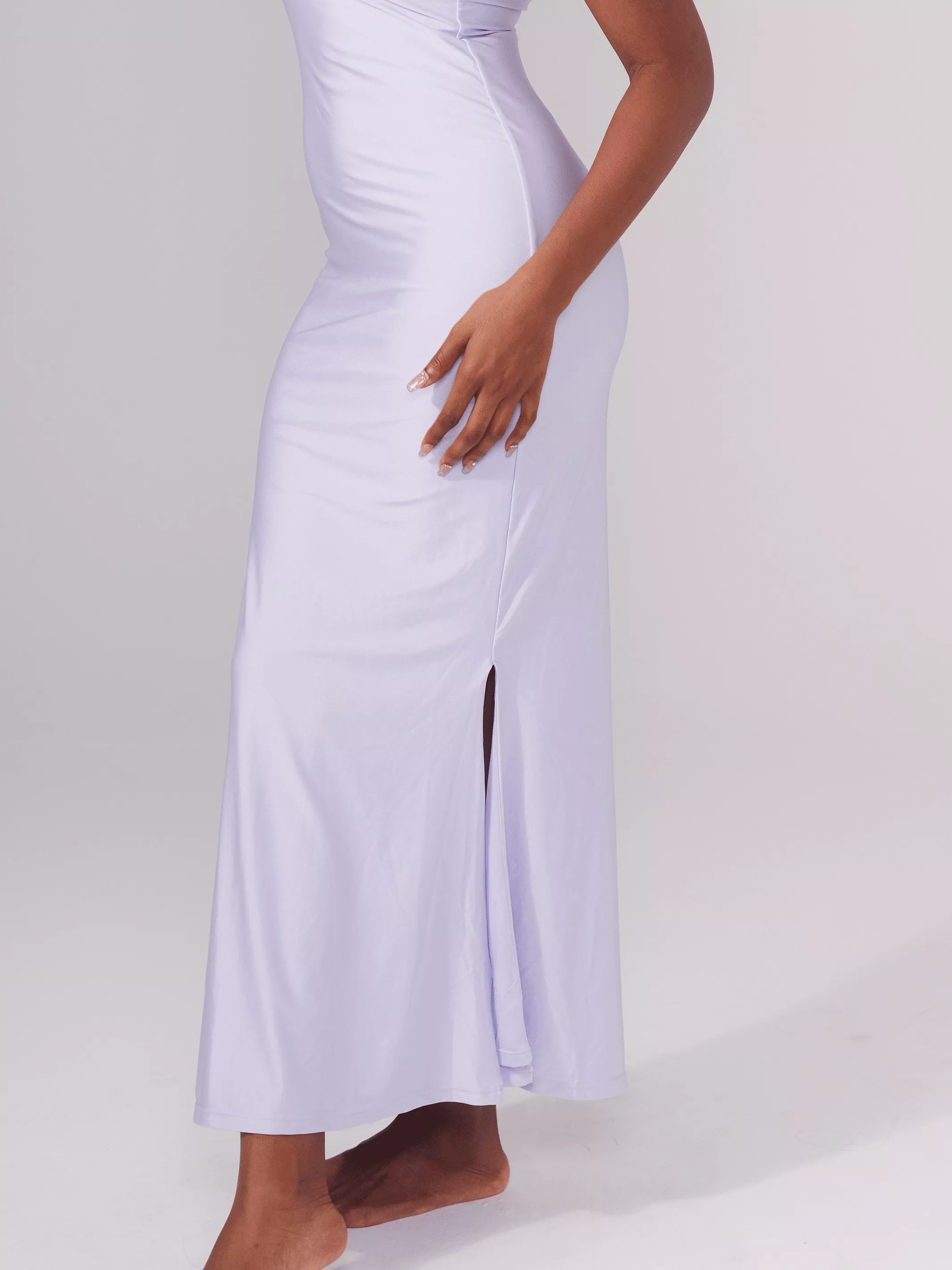 Lux Square Neck Tank Brami Maxi Dress