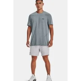 Maglia a maniche corte UA Seamless Grid da uomo Azzurro