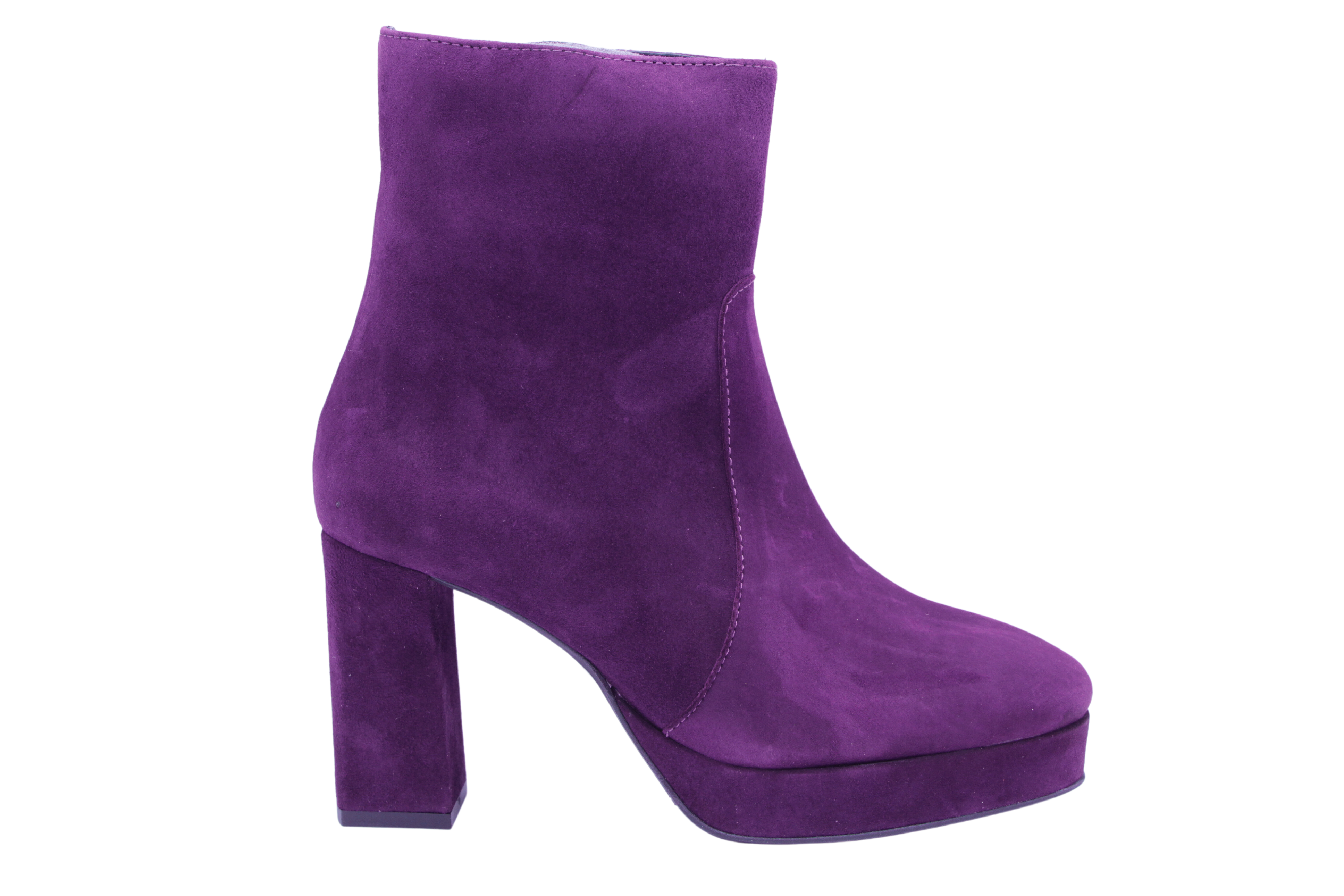 Marian Purple Suede Platform Ankle boot