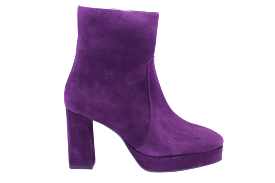 Marian Purple Suede Platform Ankle boot