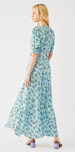 Marley Floral Blue Dress