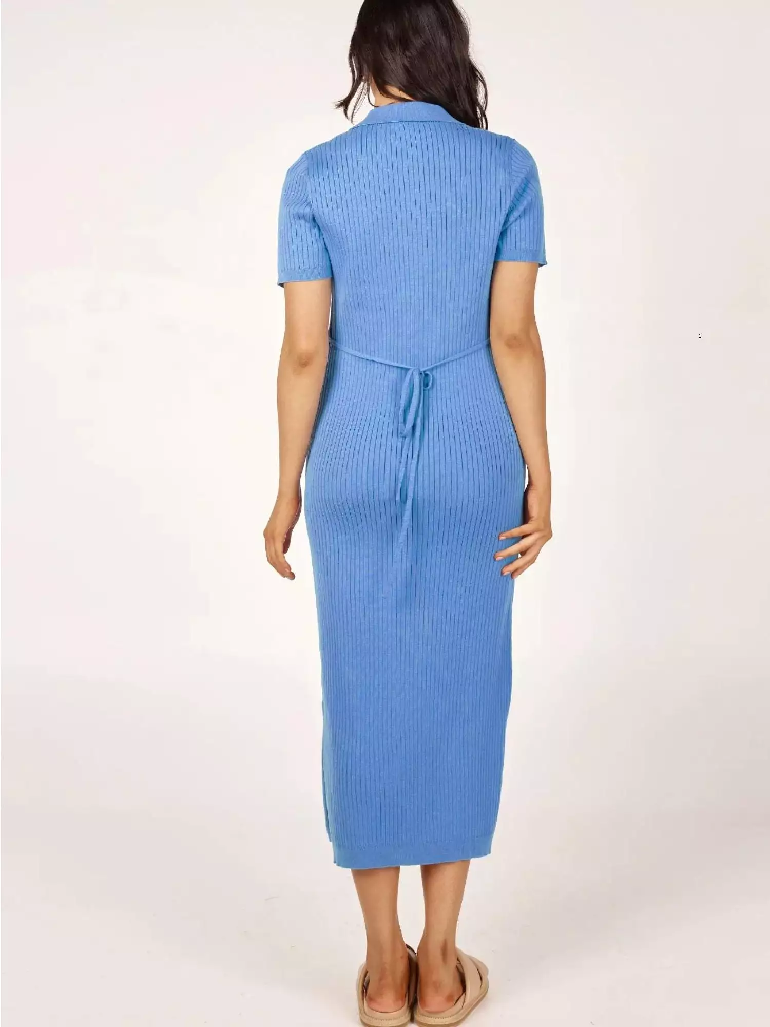 Melina Midi Dress | Ocean Blue