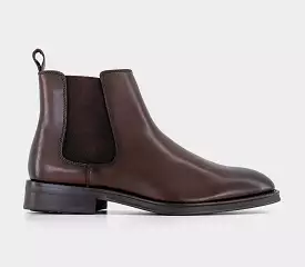 Mens Office Blenheim Chelsea Boots Brown Leather