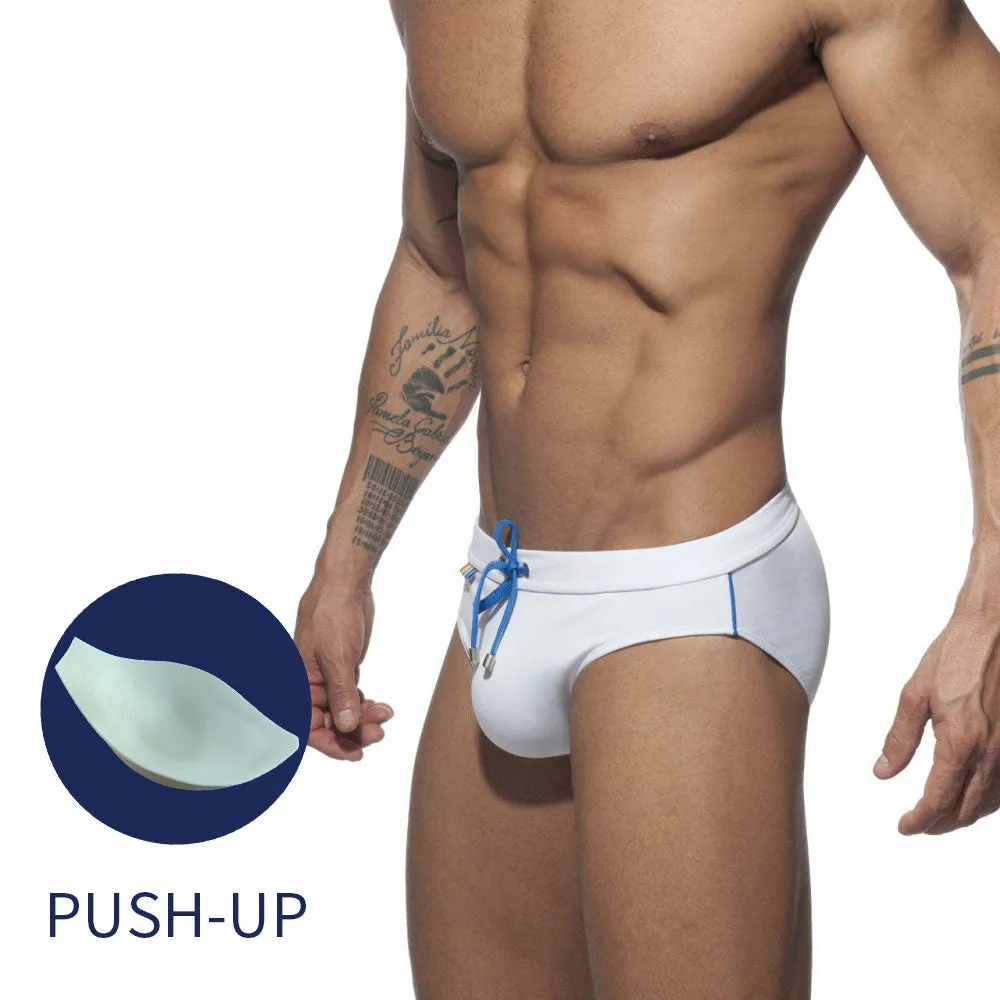 Men's Sexy Polyester Push-Up Swimming Surf Board Swimsuit Briefs