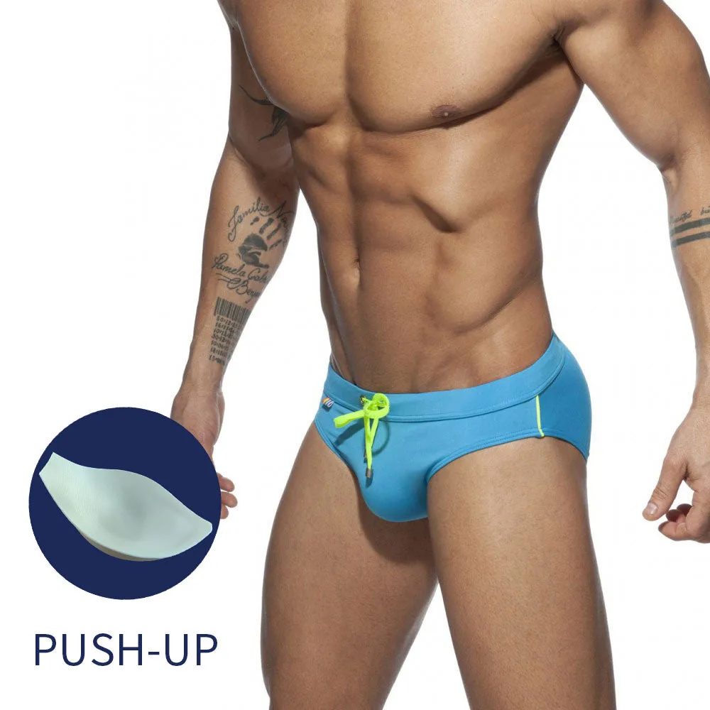 Men's Sexy Polyester Push-Up Swimming Surf Board Swimsuit Briefs