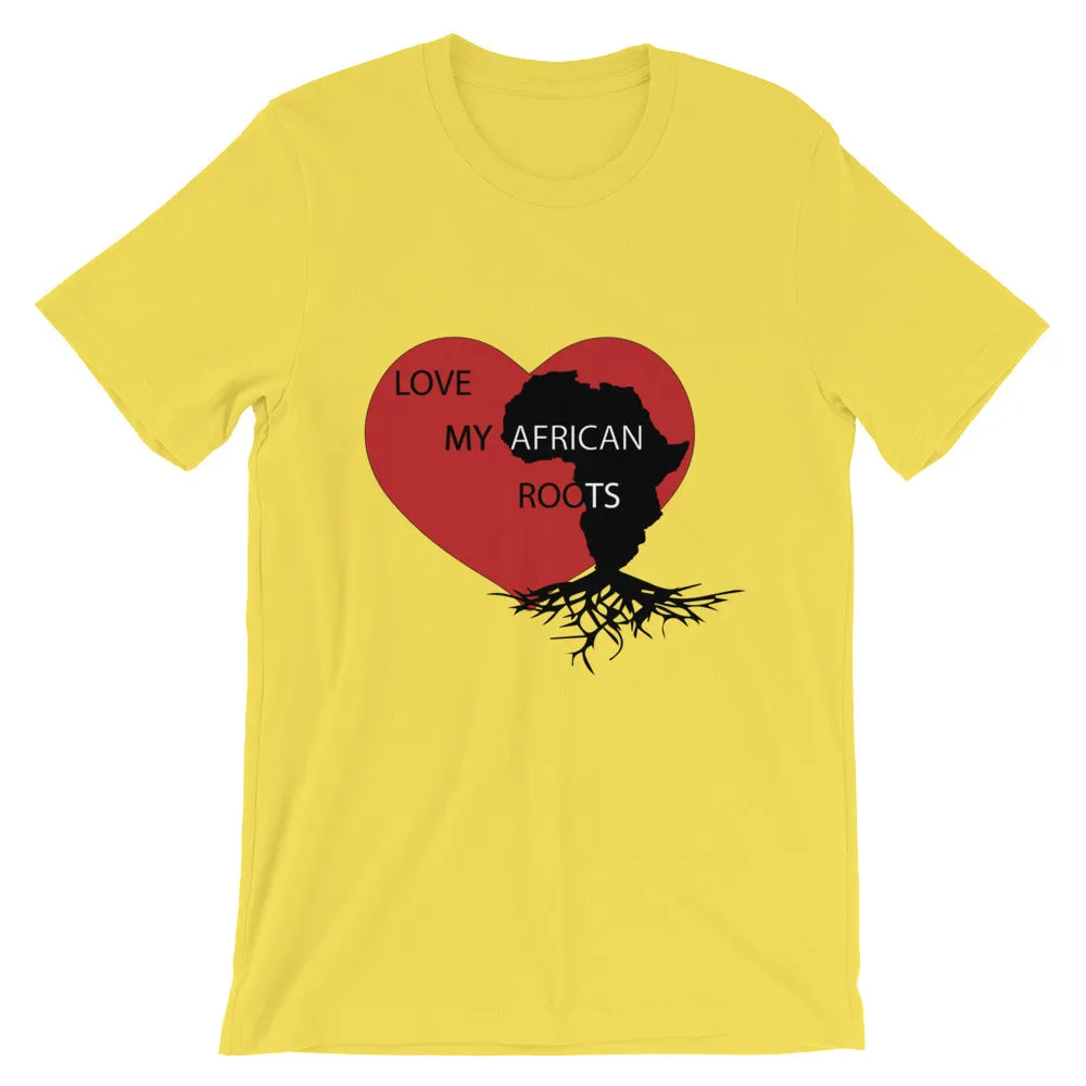 Men's short sleeve Love My African Roots t-shirt