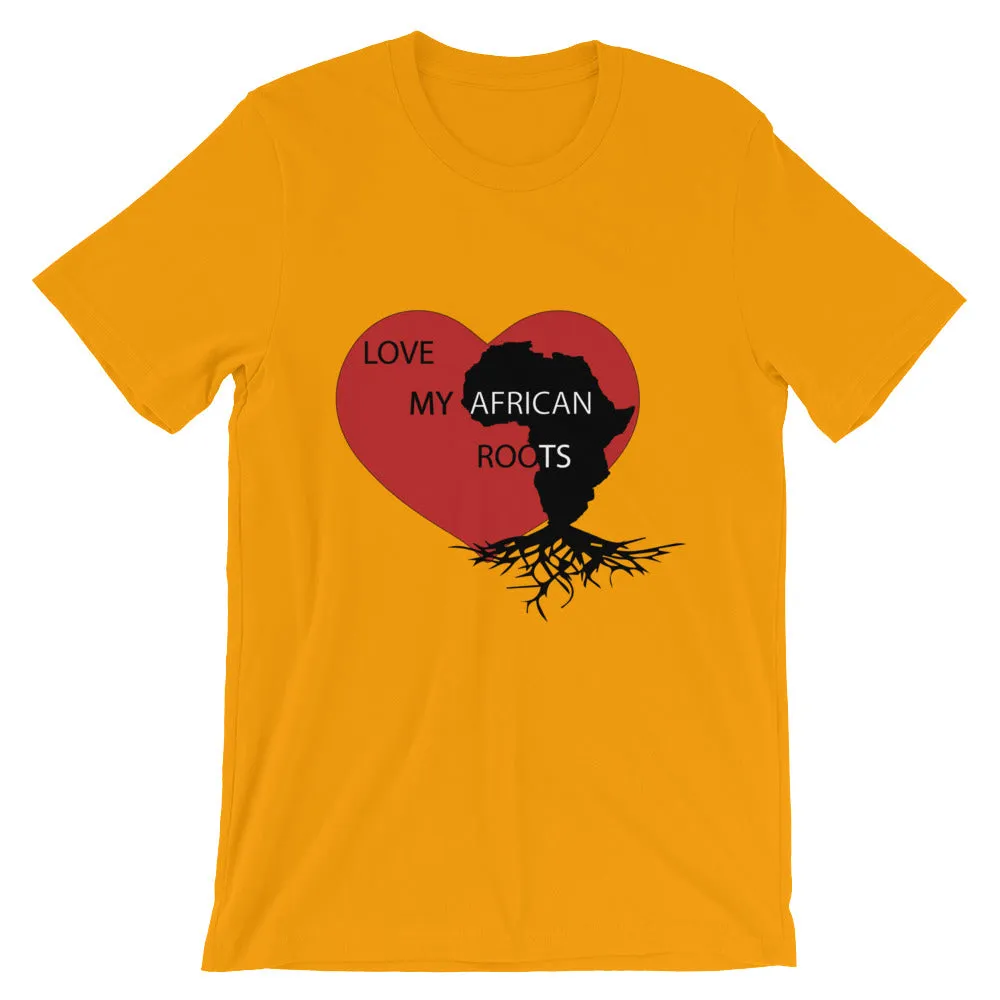 Men's short sleeve Love My African Roots t-shirt