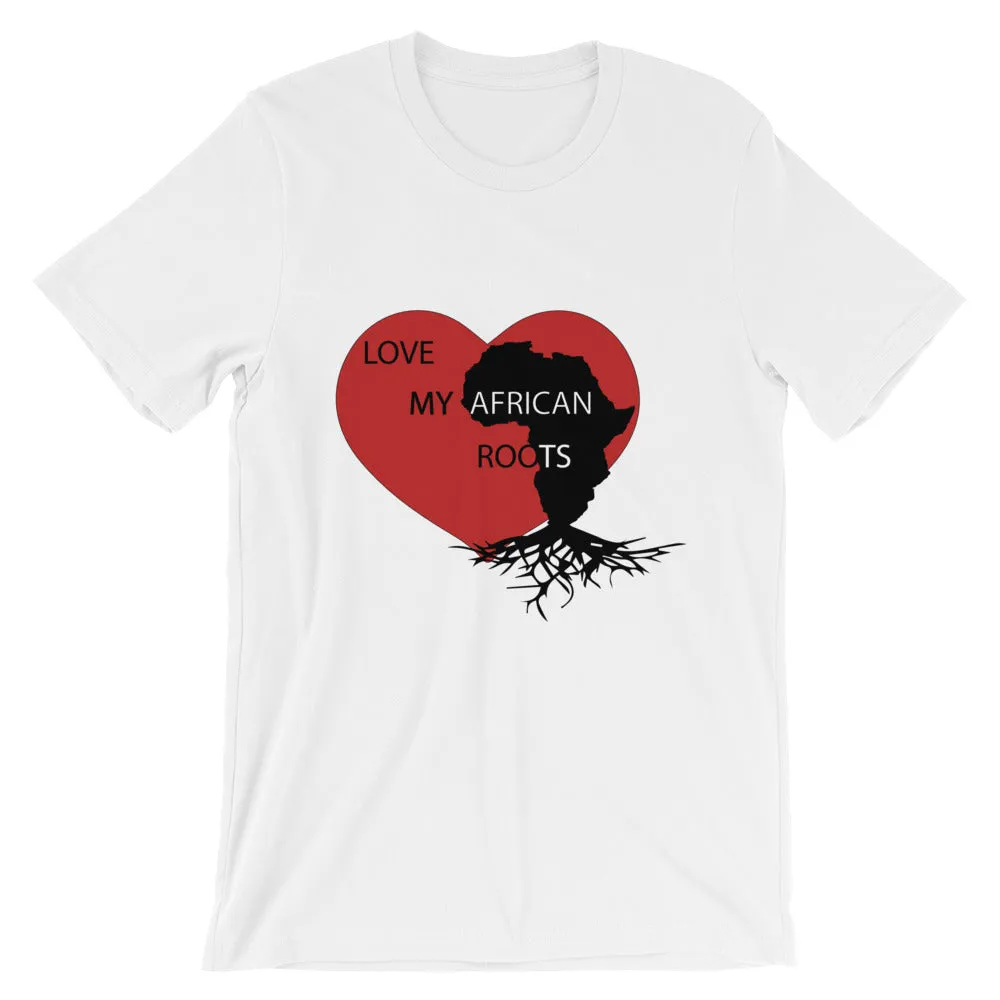 Men's short sleeve Love My African Roots t-shirt