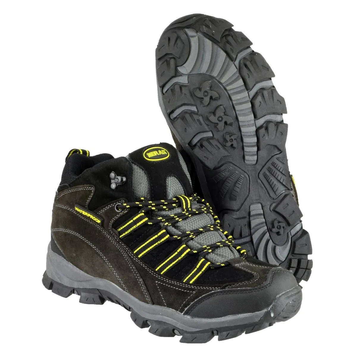 Mirak Kentucky Hiker Mens Hiking Boot Grey/yellow