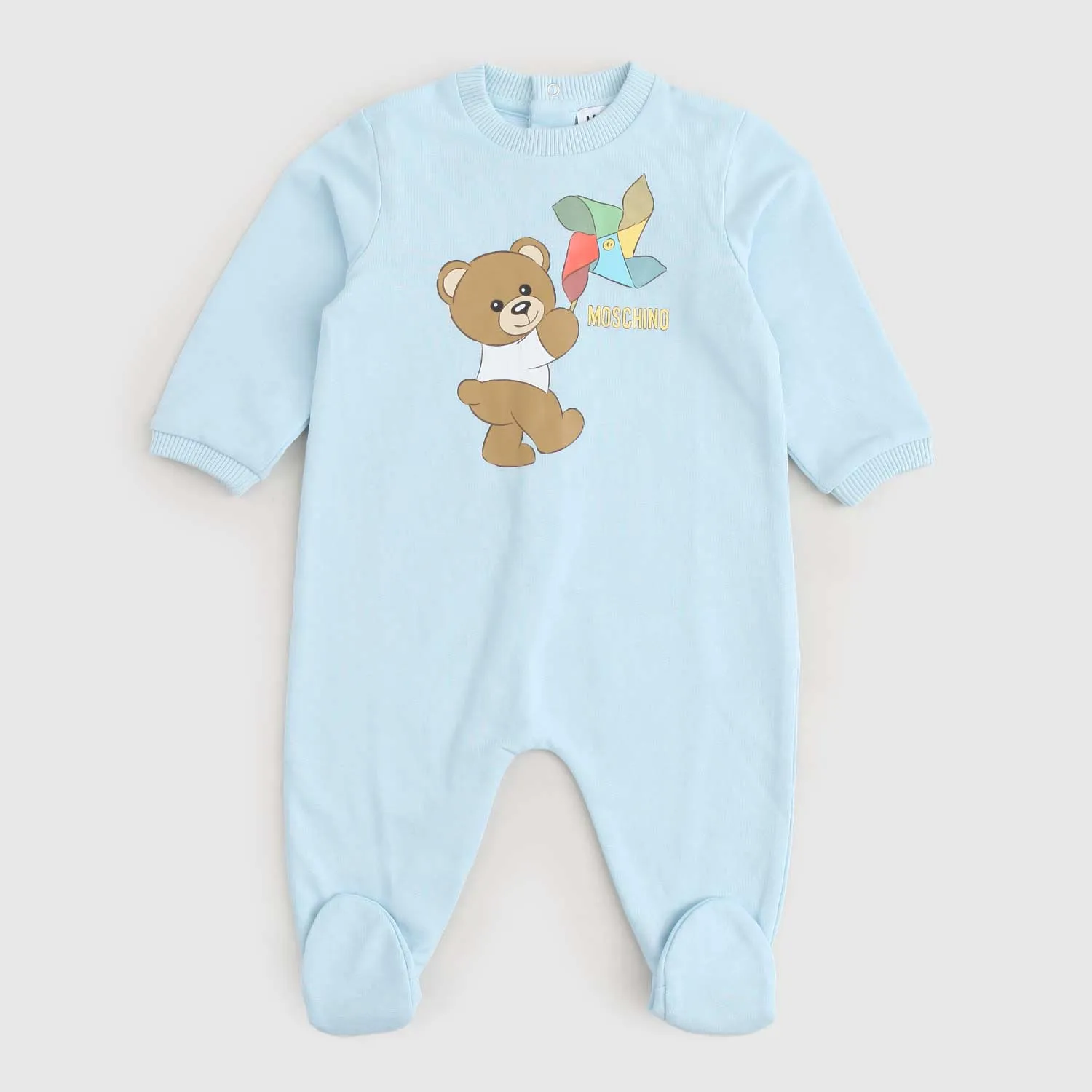 Moschino Baby Blue Long Romper