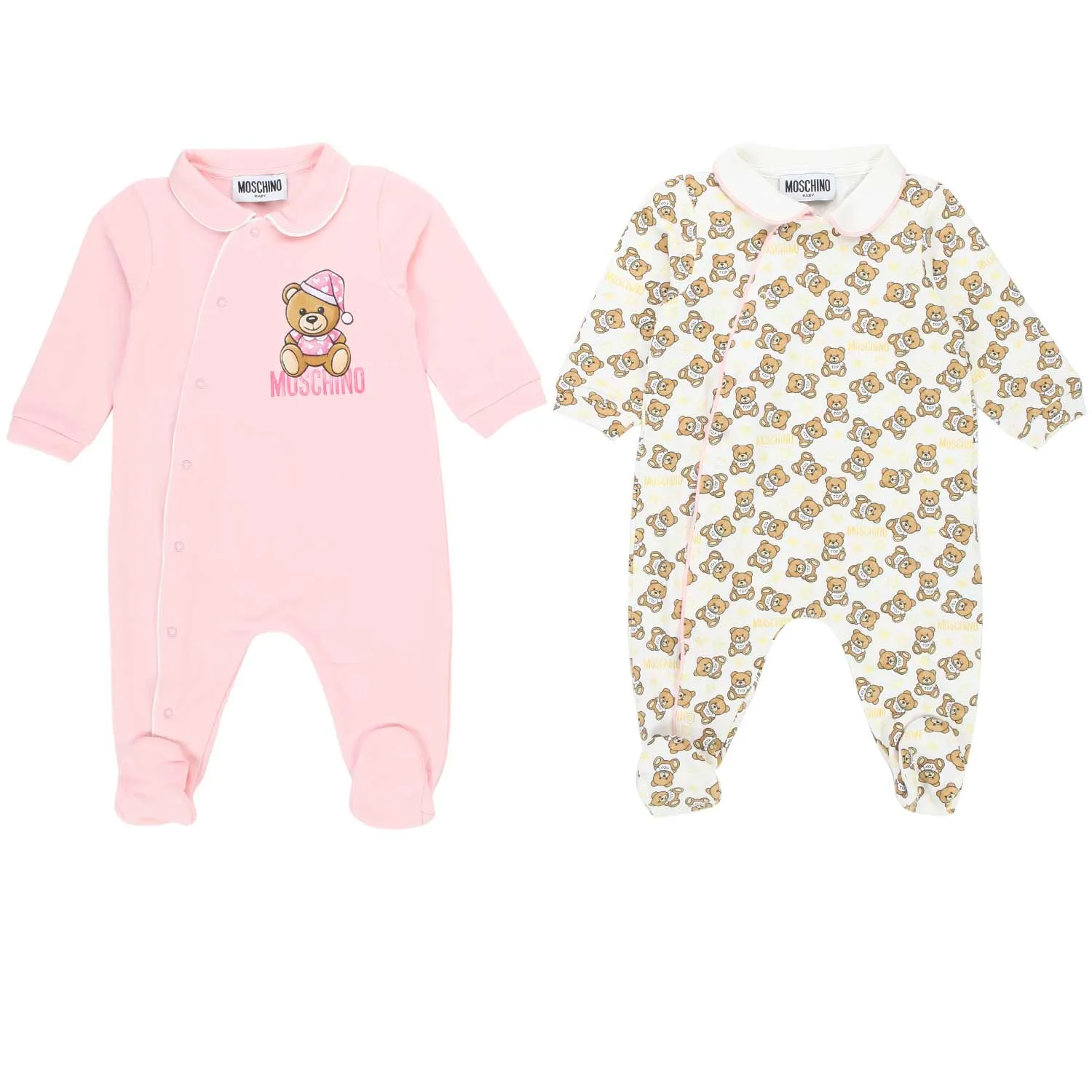 Moschino Baby Girl Pink Romper Set