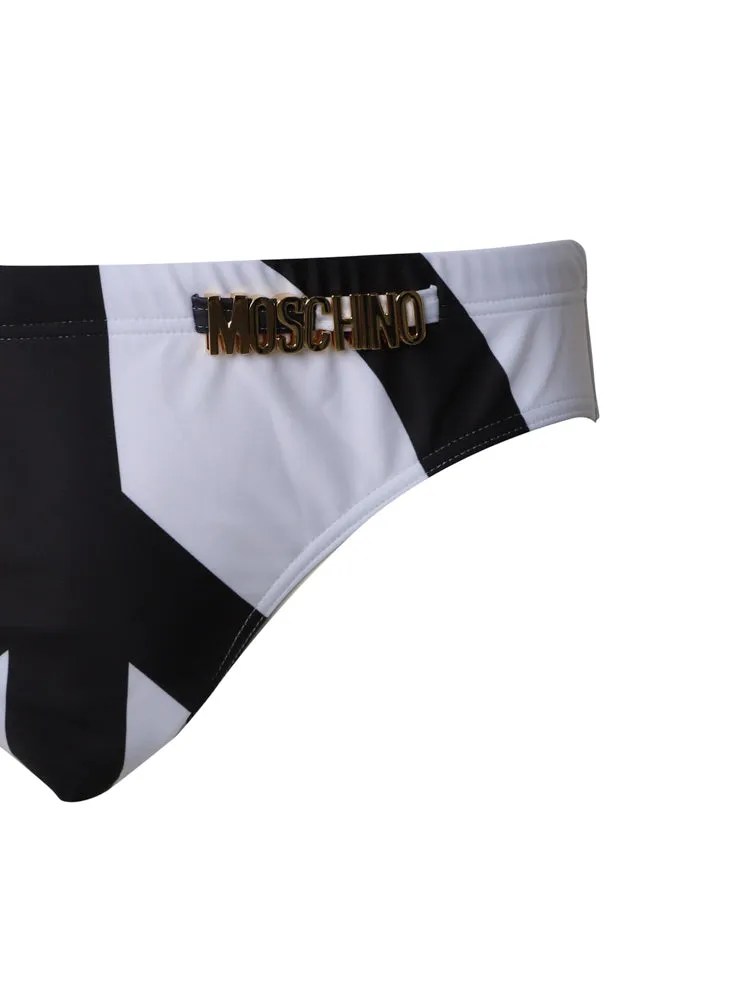 Moschino Maxi Logo Beach Briefs