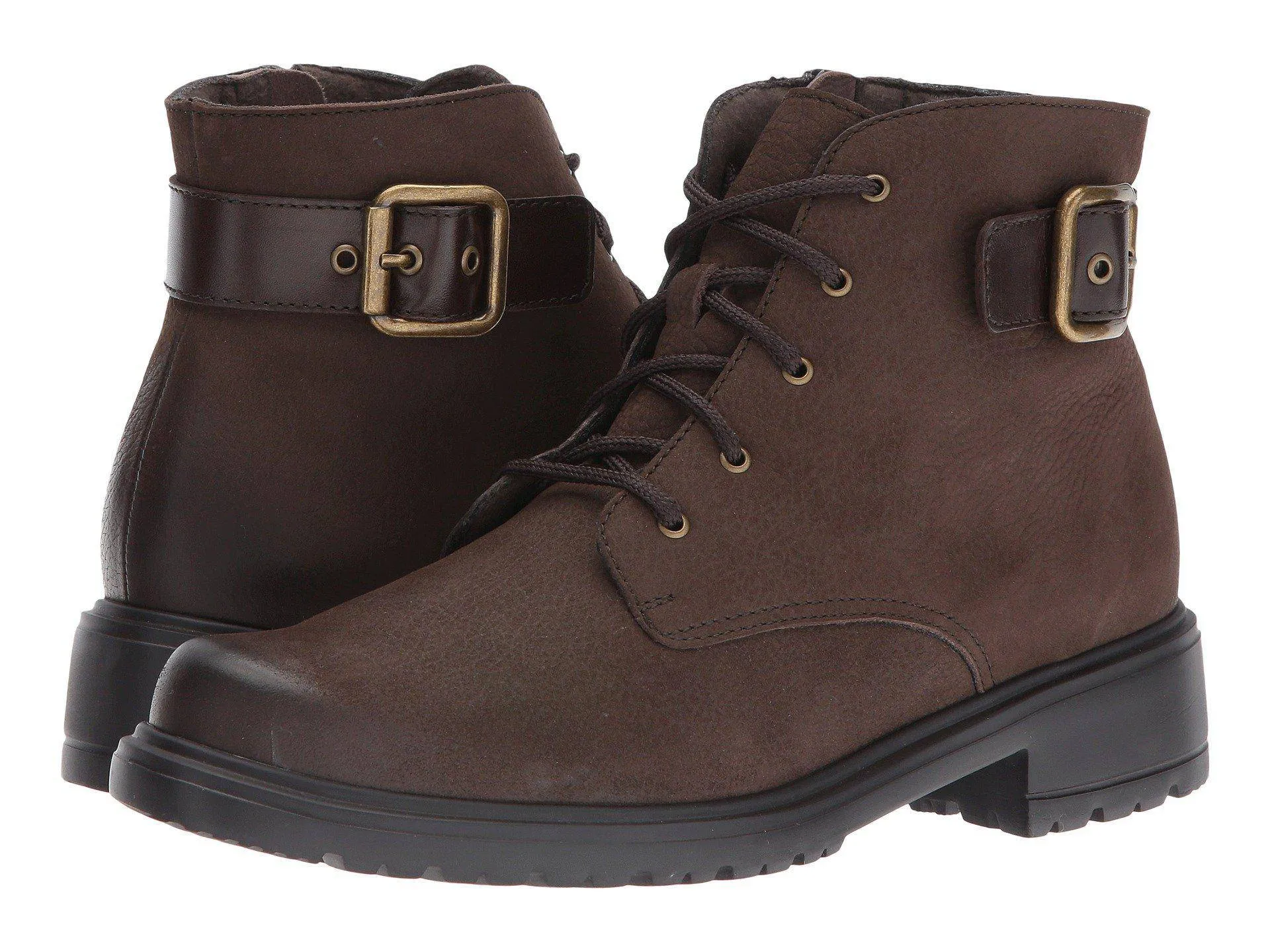 Munro Women's Bradley Brown Tumbled Nubuck Water Resistant Boot