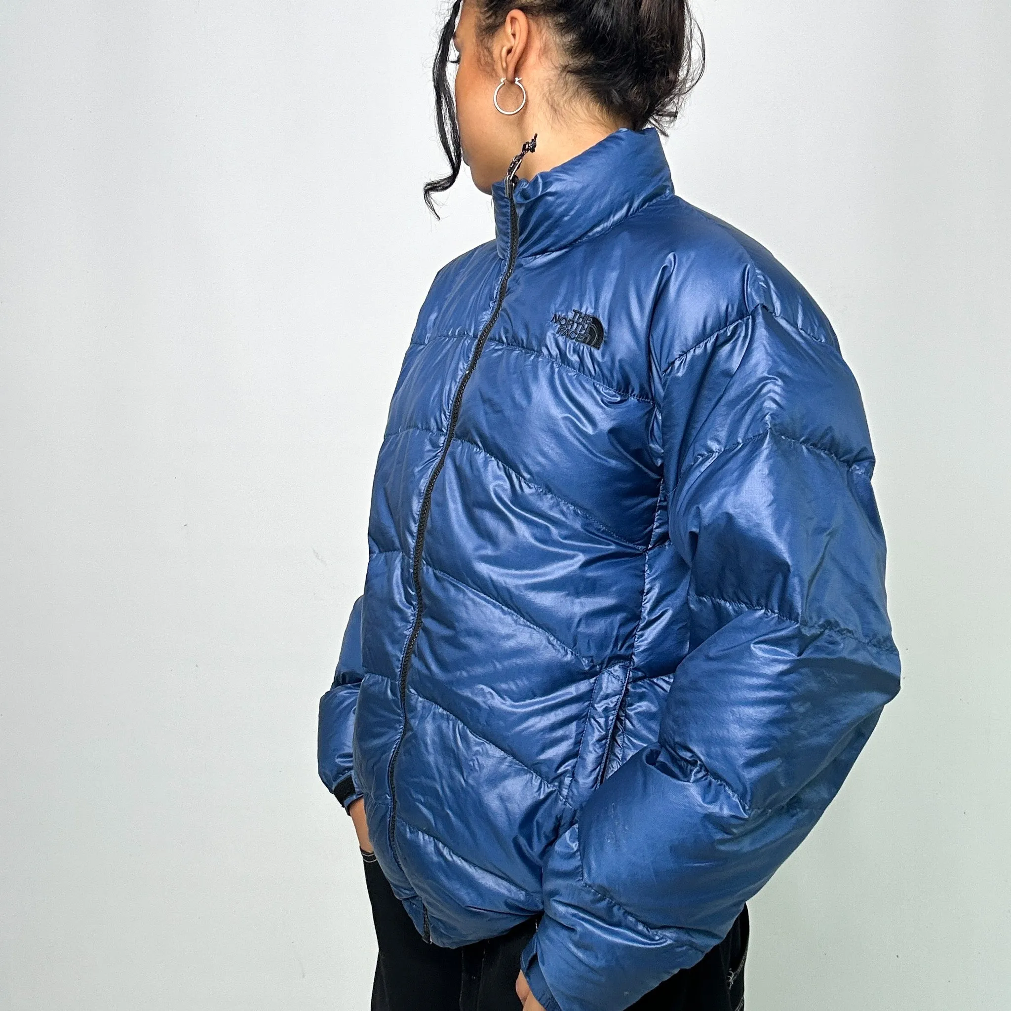 Navy Blue 90s The North Face Summit Series Puffer Jacket Coat (L)