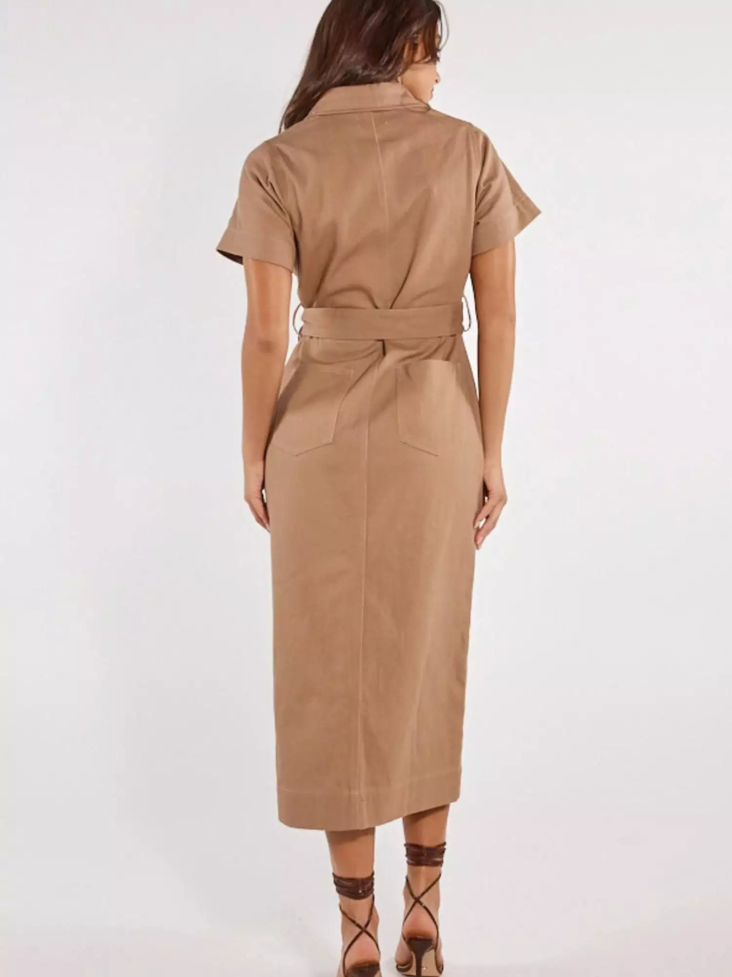 Nicole Midi Dress | Mocha