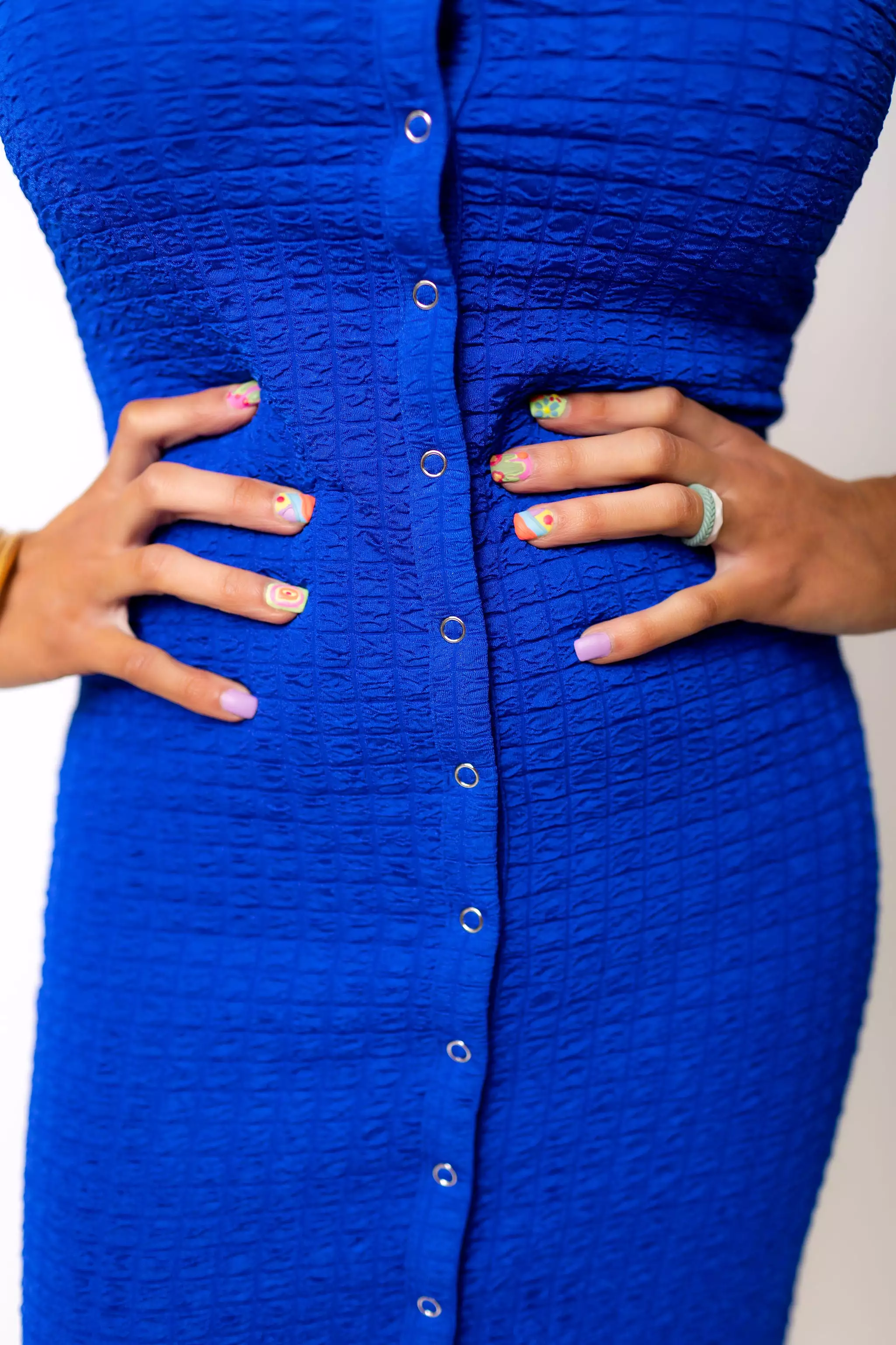 One More Day Midi Dress - Royal Blue