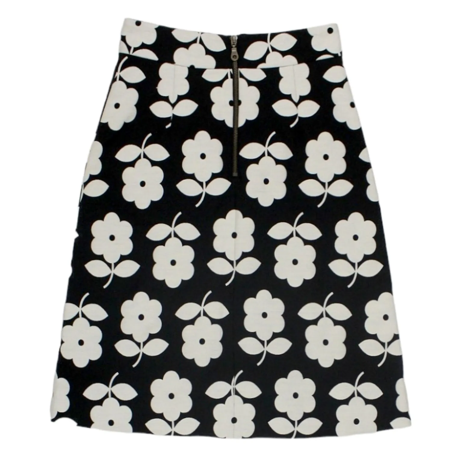 Orla Kiely Black/White Floral Skirt