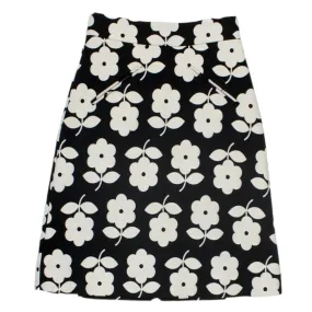 Orla Kiely Black/White Floral Skirt