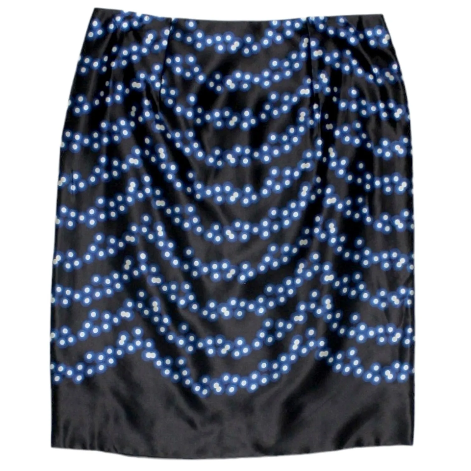 Orla Kiely Blue Glowing Garland Skirt