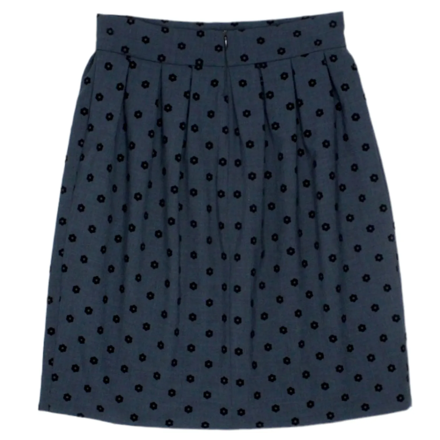 Orla Kiely Blue Raised Daisy Skirt