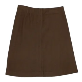 Orla Kiely Brown Weave A Line Skirt