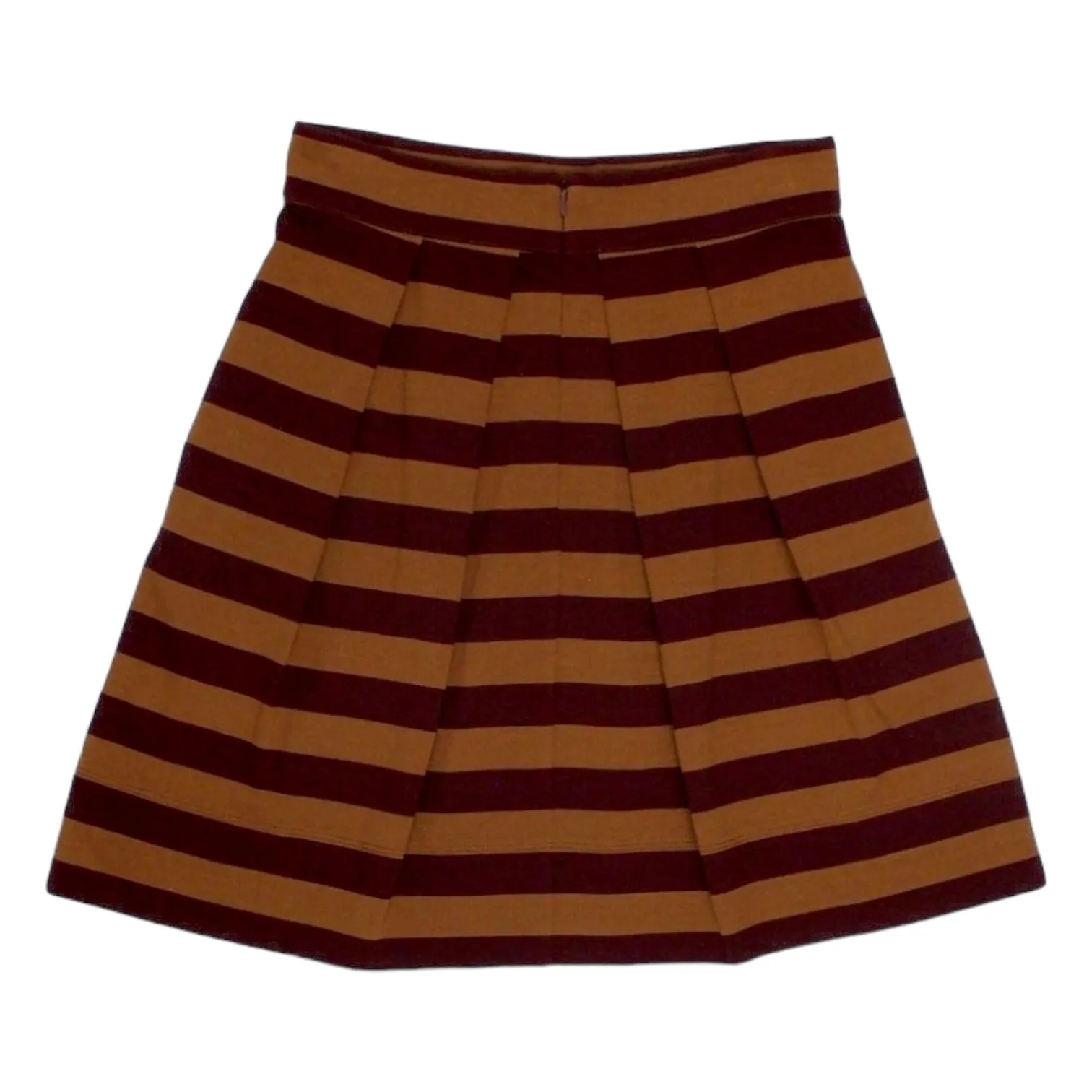 Orla Kiely Brown/Purple Stripe Mini Skirt