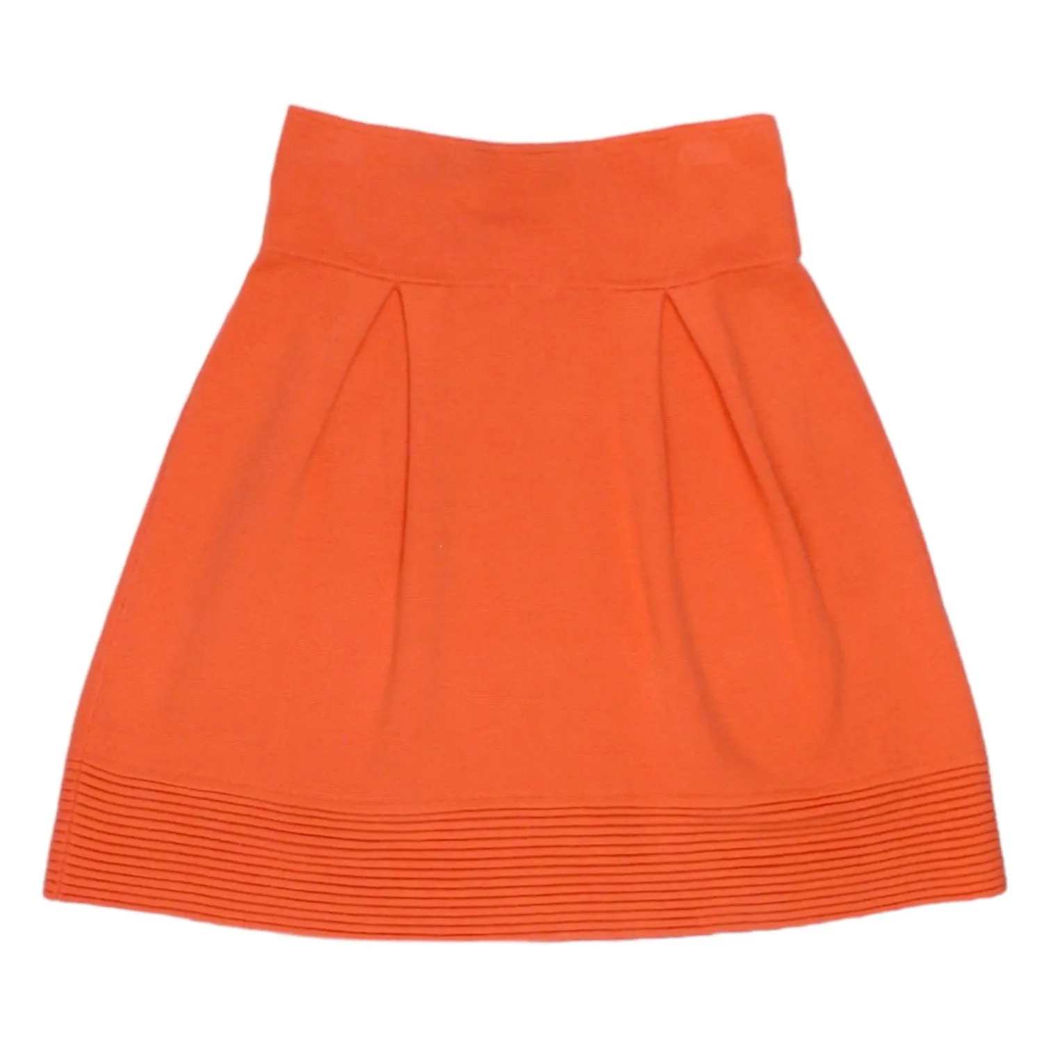 Orla Kiely Coral Knit Pleated Skirt