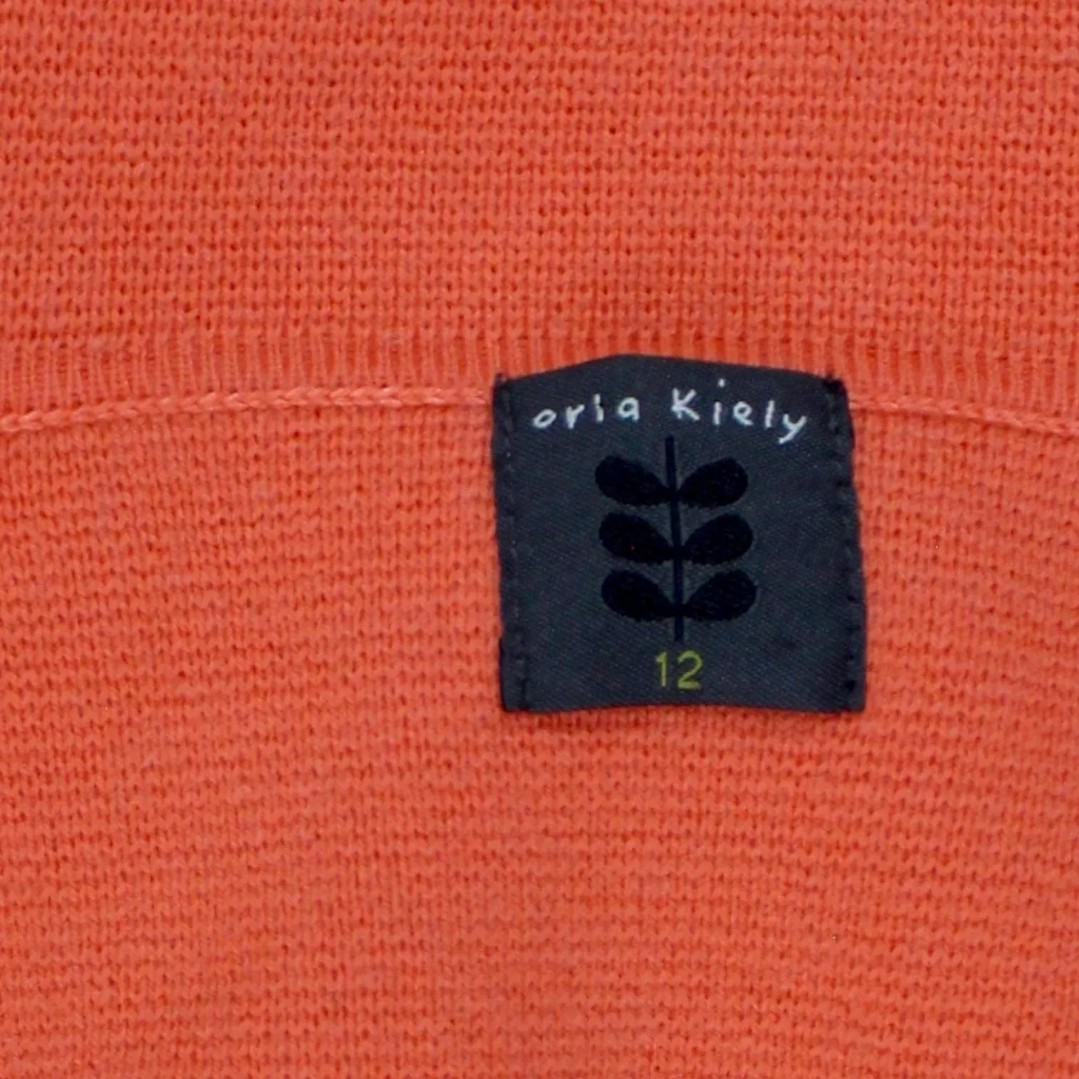 Orla Kiely Coral Knit Pleated Skirt