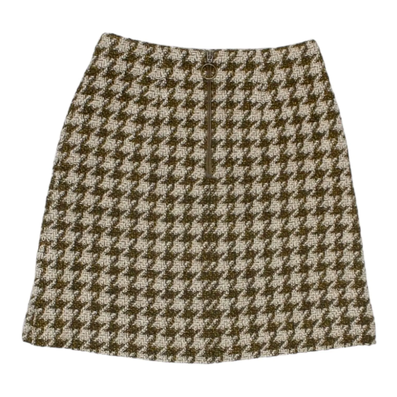 Orla Kiely Green Houndtooth Skirt