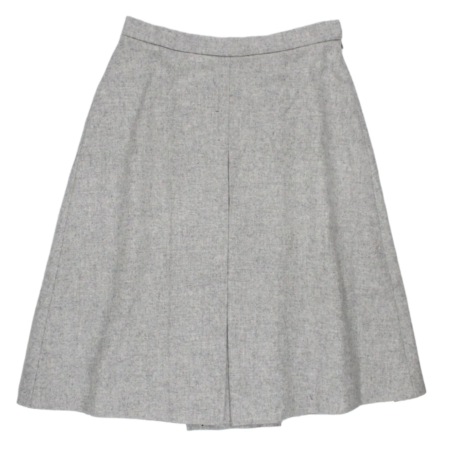 Orla Kiely Grey Flannel Front Pleat Skirt