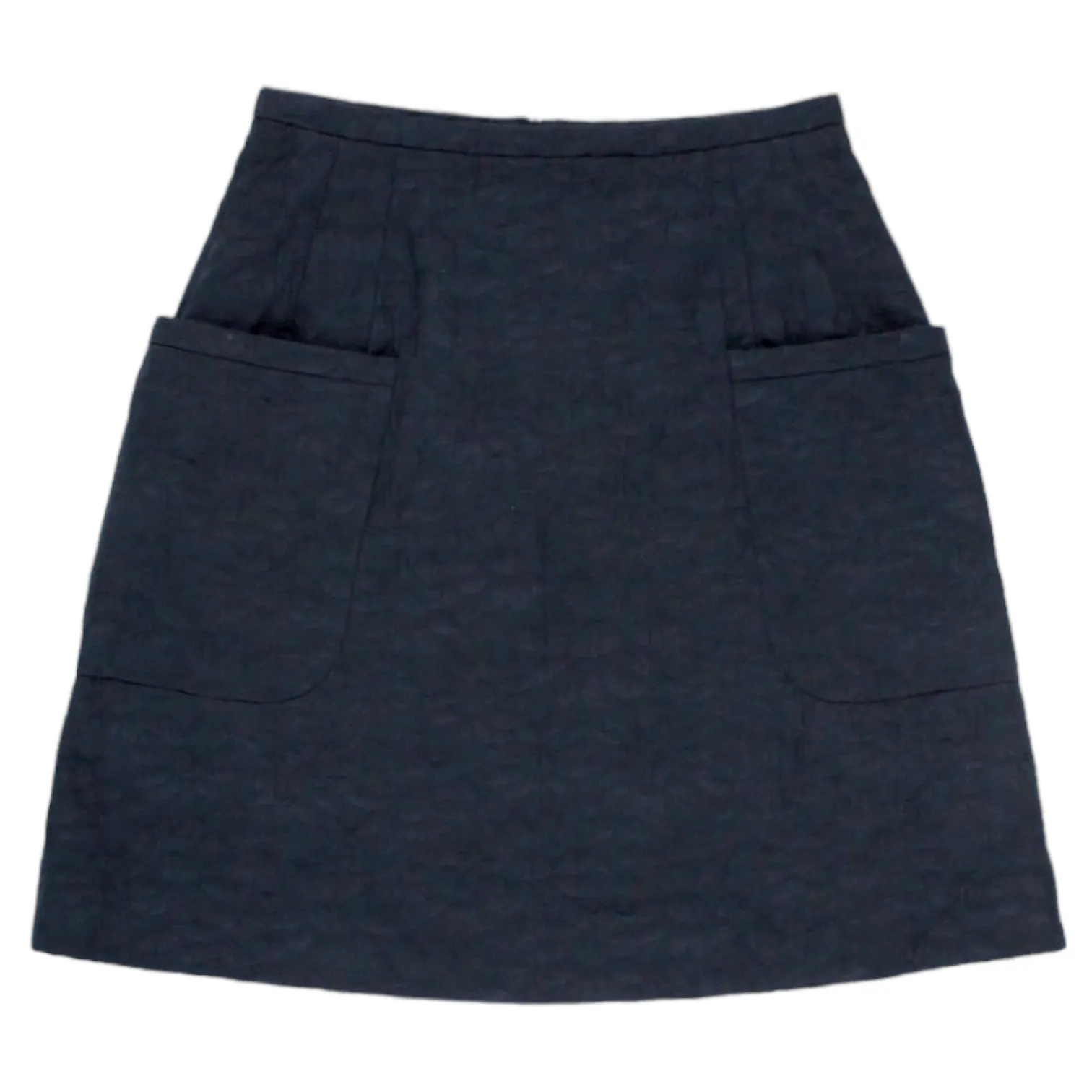 Orla Kiely Navy Daisy Organza Skirt