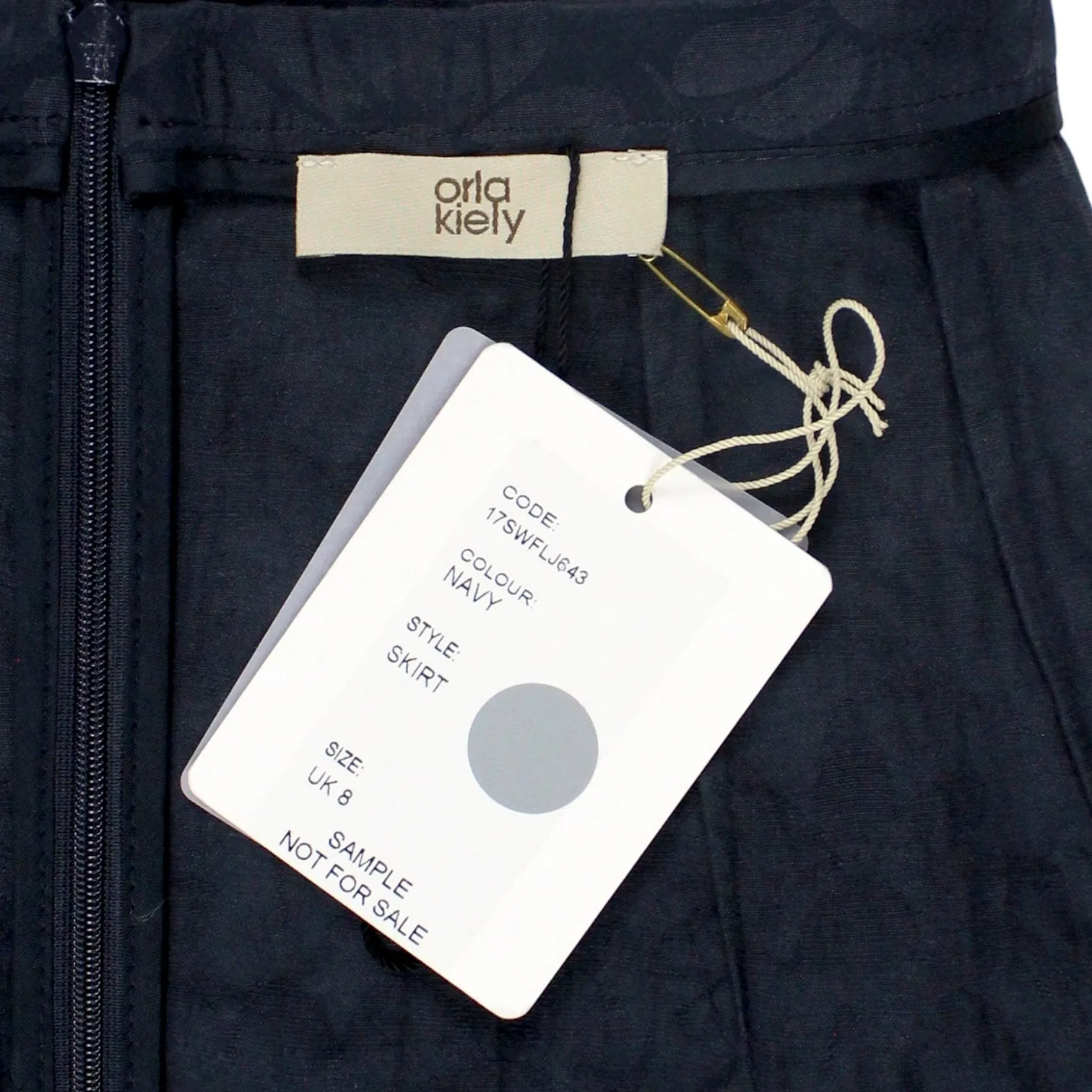 Orla Kiely Navy Daisy Organza Skirt