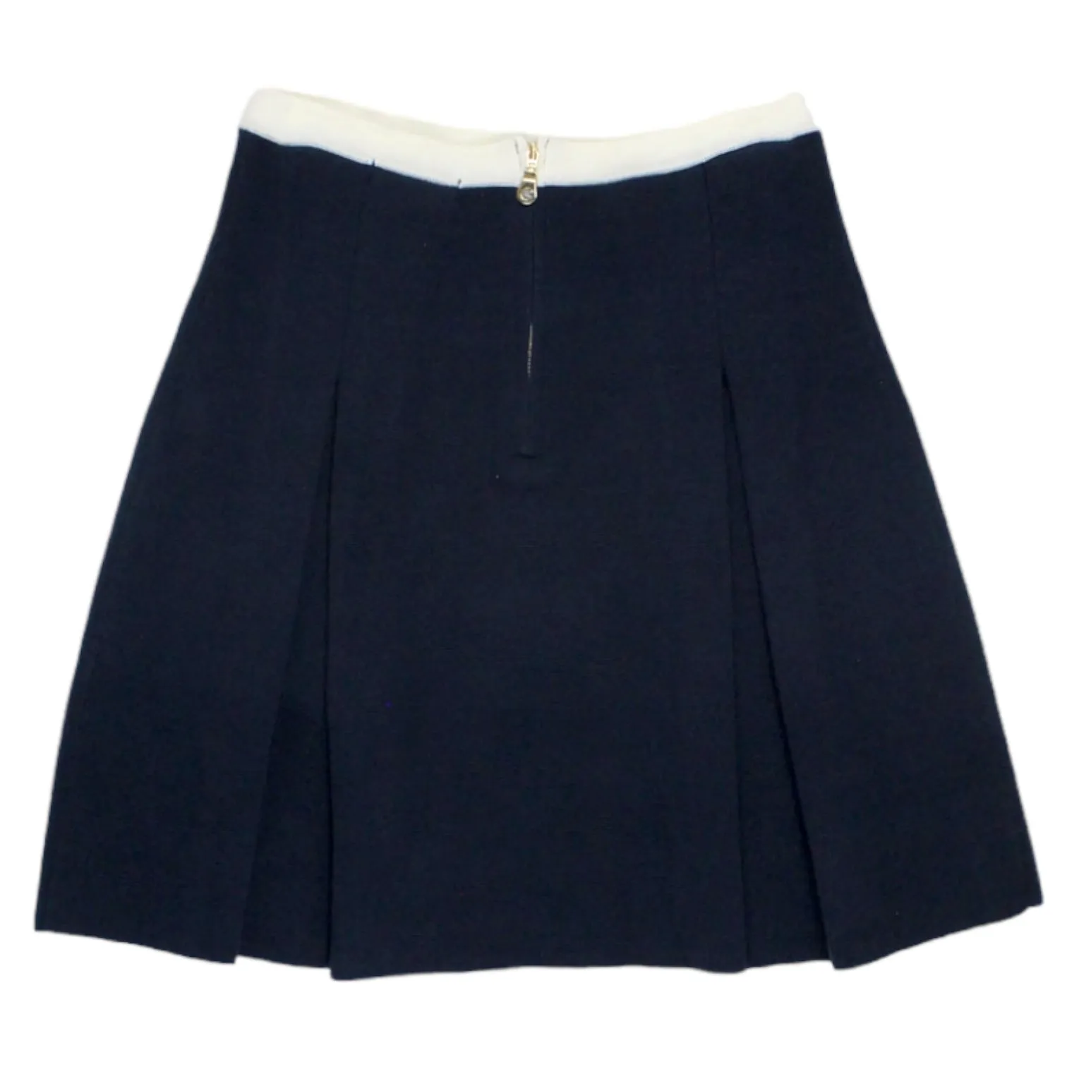 Orla Kiely Navy/Pink Knit Mini Skirt