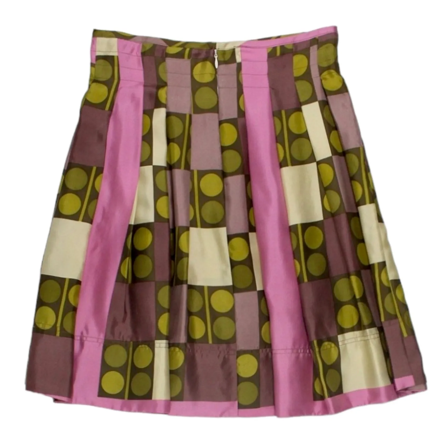 Orla Kiely Pink Square Spot Skirt