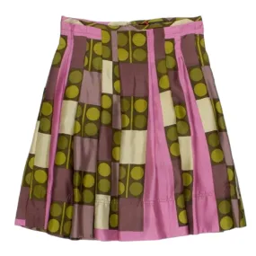 Orla Kiely Pink Square Spot Skirt