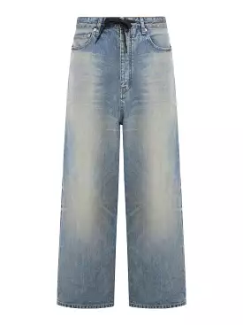 OVERSIZED BAGGY PANTS IN BLUE