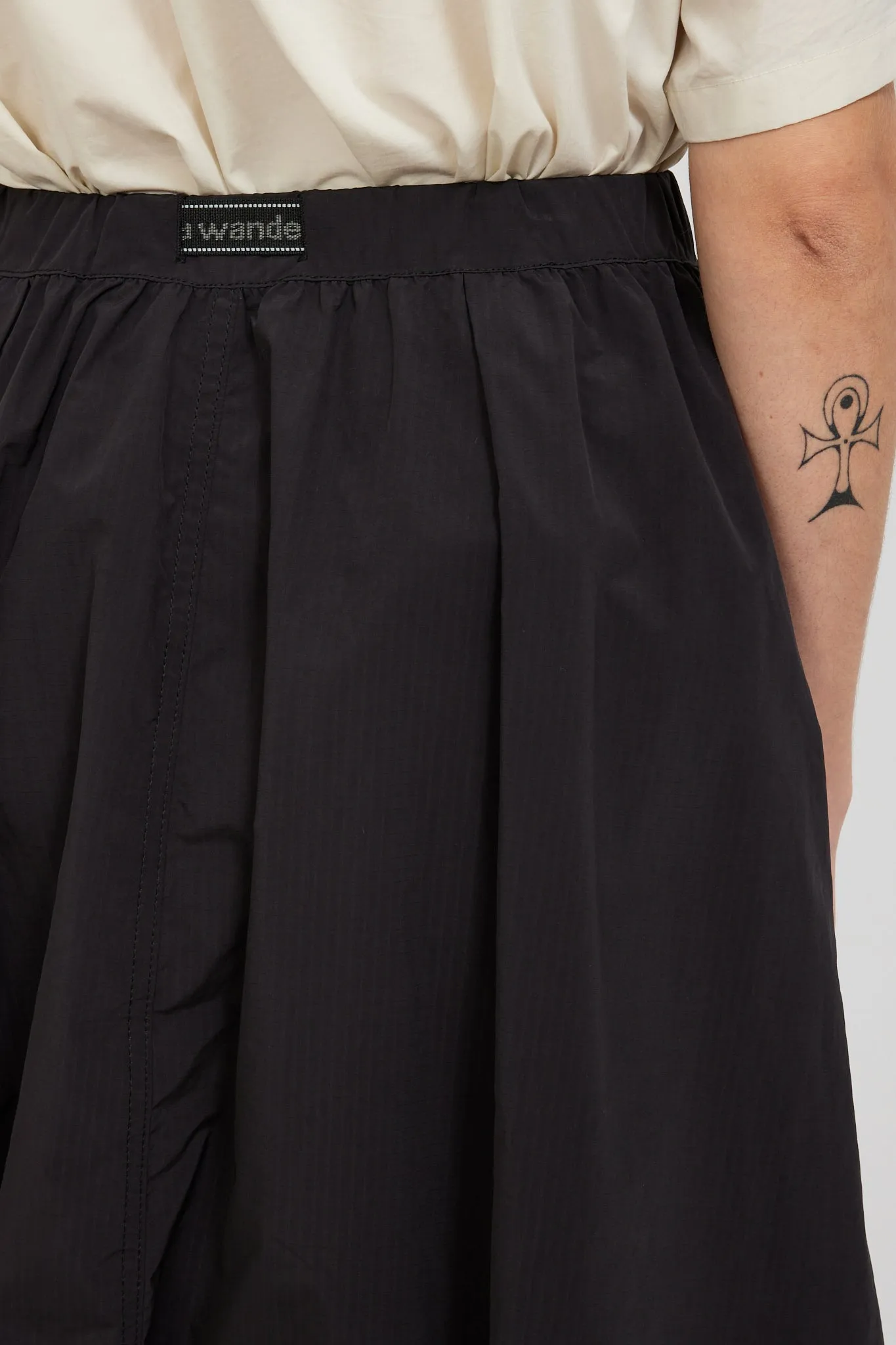 Oversized Cargo Skirt Black