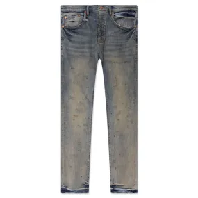 P005 - Indigo Oil Repair Slim Straight