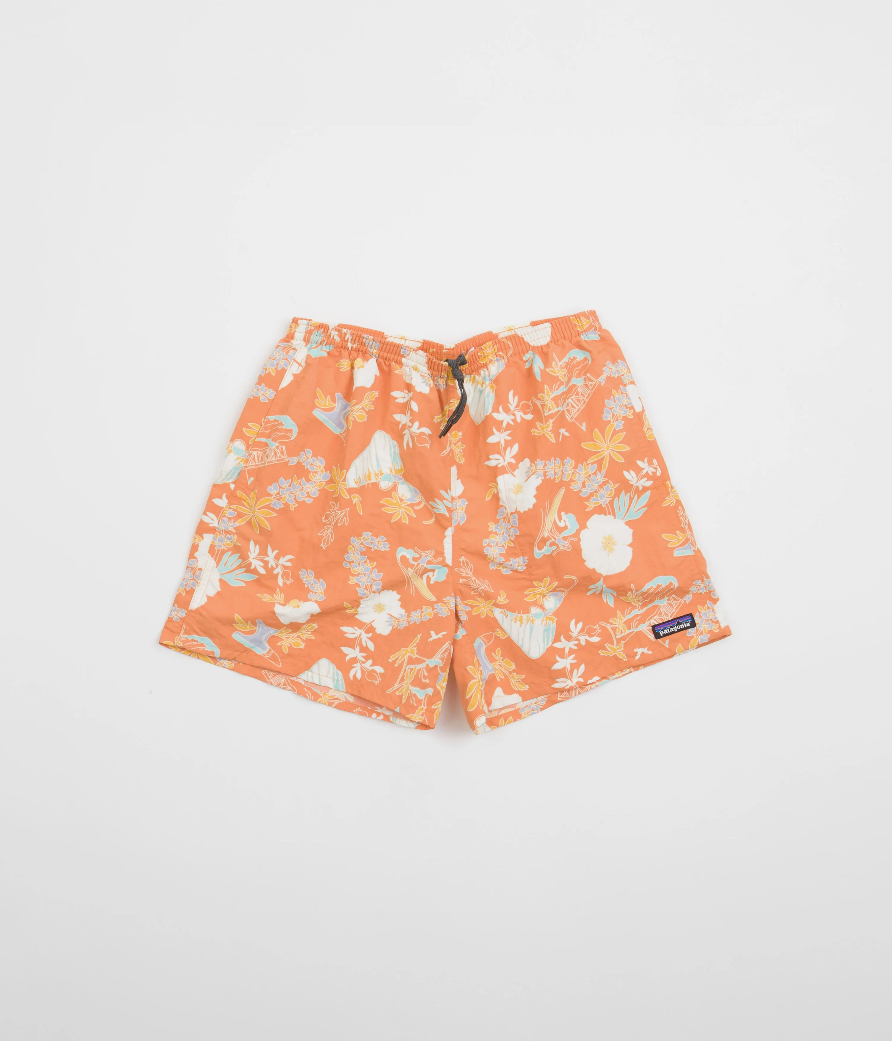 Patagonia Baggies 5 Shorts - Climb Hike Surf: Tigerlily Orange