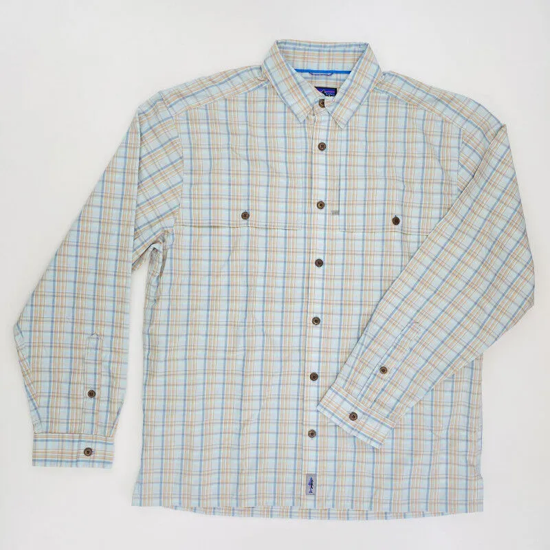 Patagonia  M'S L/S Island Hopper Shirt - Camicia di seconda mano - Uomo - Blu - M