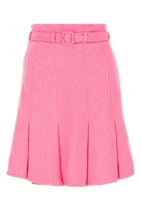 Patou Pink Boucl Skirt